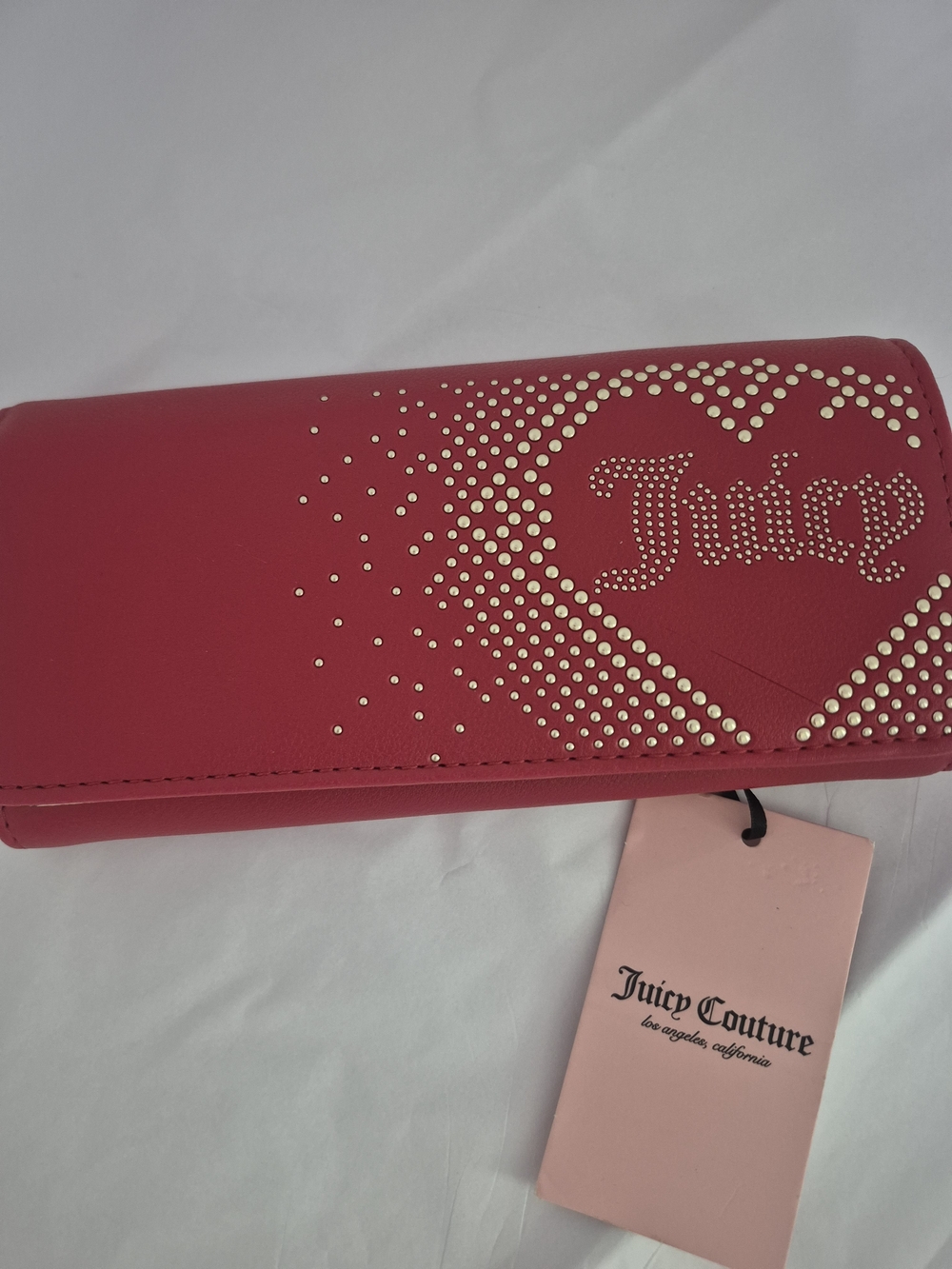 Juicy Couture Red Rhinestone Heart Wallet
